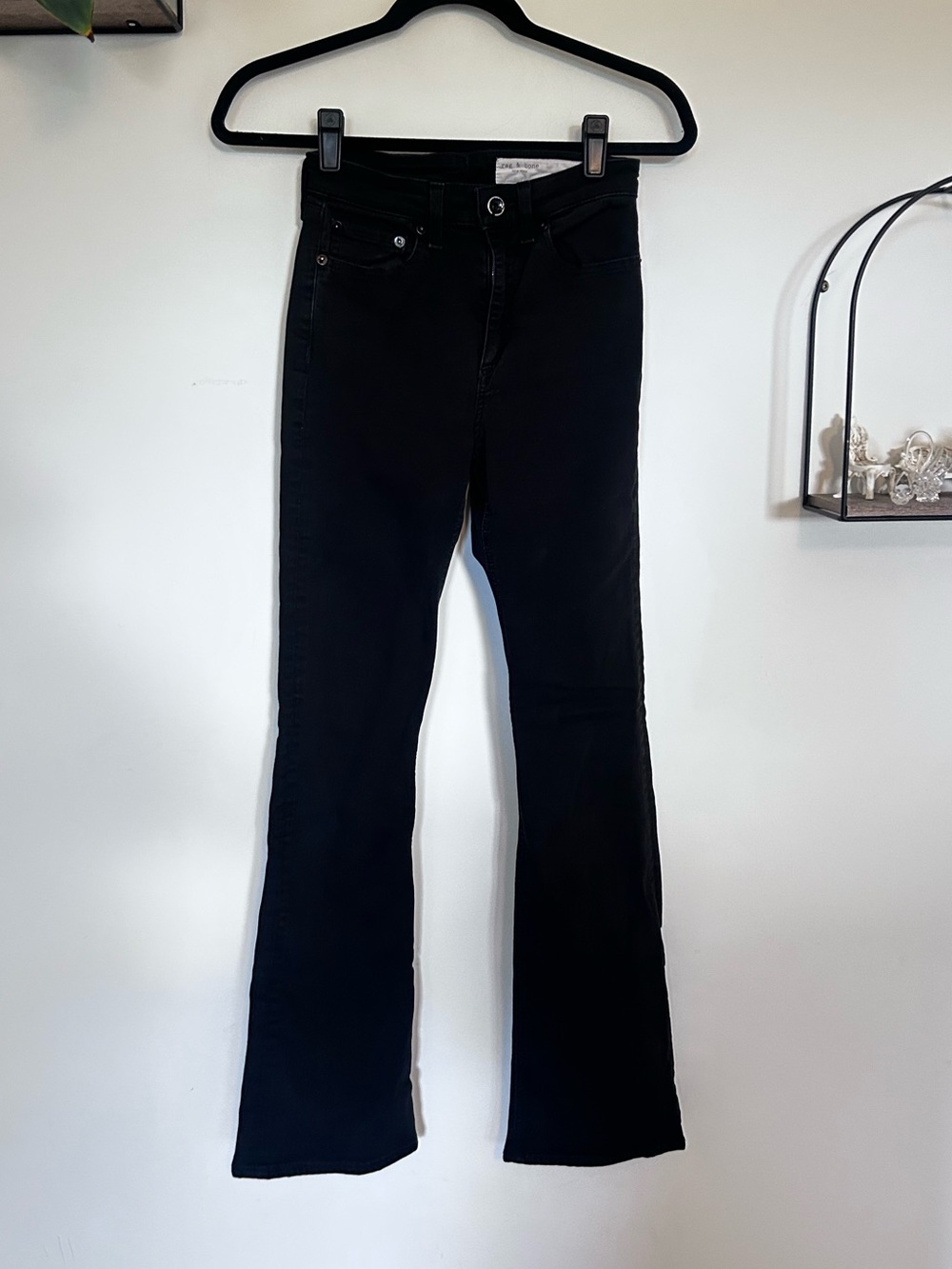 Rag &‎ Bone Black Nina High Rise Bootcut Jeans Size 24
